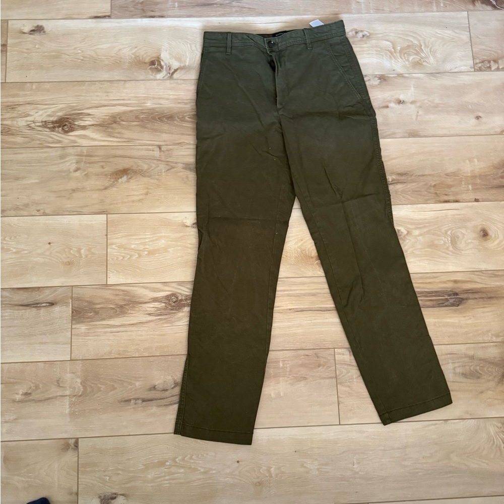 Banana Republic Olive Green Straight Leg Pants